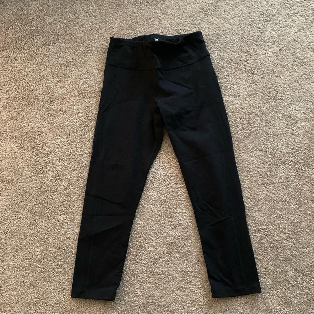 Express EXP Core XS Cropped Leggings, Black